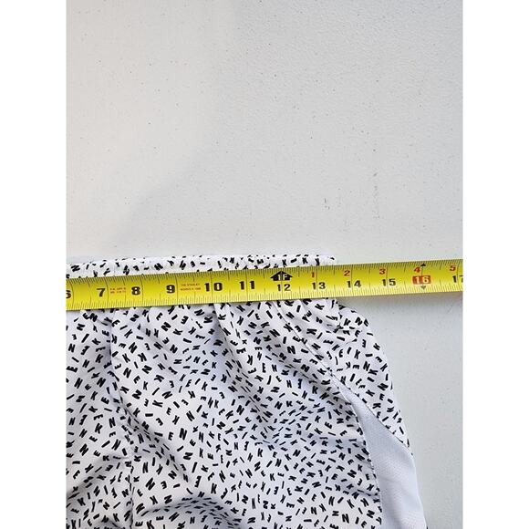 Nike Dri-FIT Athletic Running Shorts Teens XL White Black Print Liner - Picture 11 of 16
